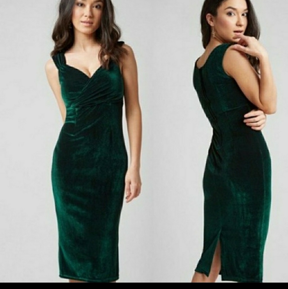 Lady Love Song Velvet Dress Mod Cloth